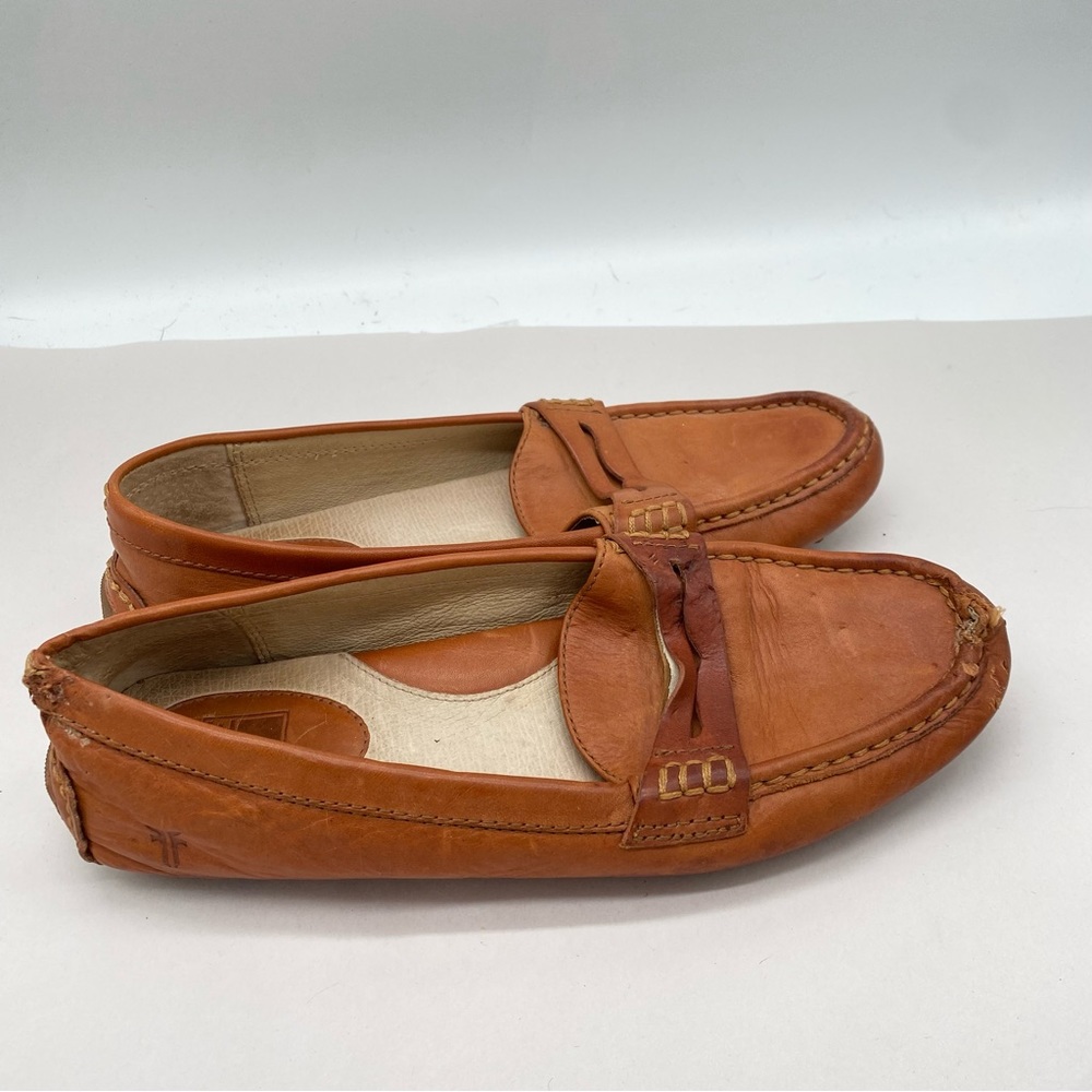 Frye Brown Leather Loafers Size Men's 8.5